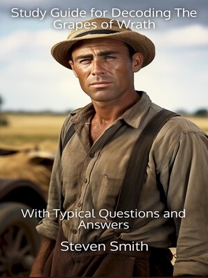 cover image of Study Guide for Decoding the Grapes of Wrath